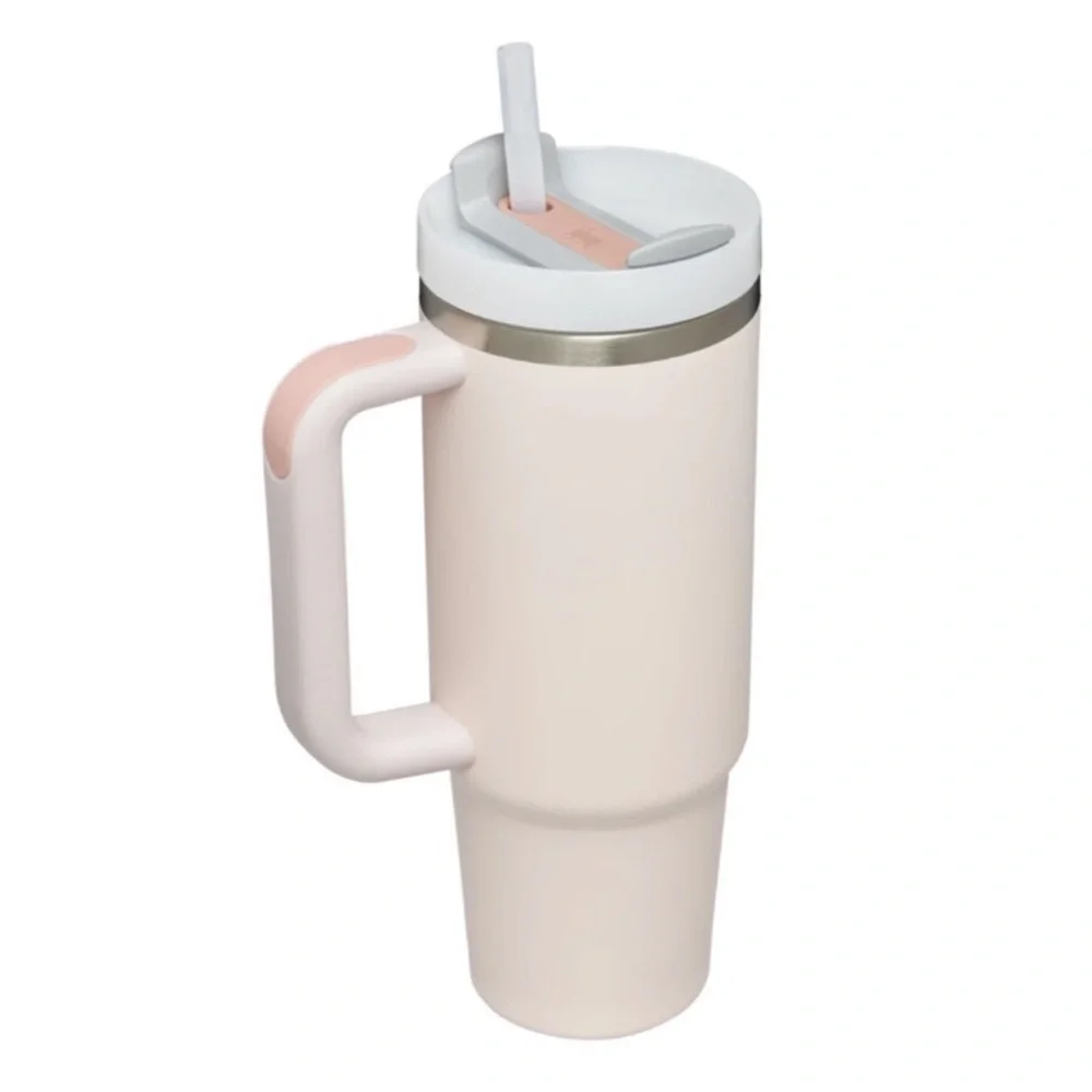 Stanley Rose Quartz THE QUENCHER H2.0 FLOWSTATE TUMBLER | 30 OZ - Picture 3 of 3